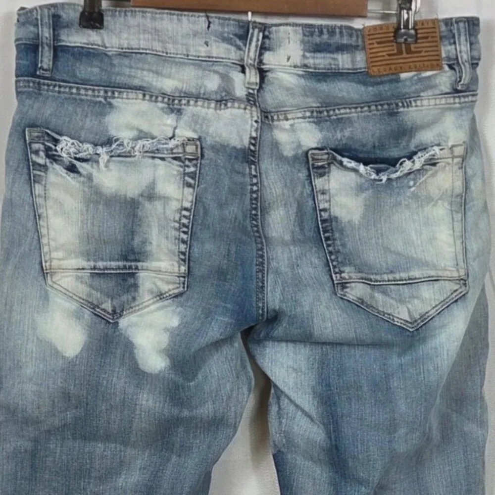 Jordan Craig Legacy Edition Denim Jacket & Aaron Jeans Rip & Repair Streetwear X - Picture 11 of 14